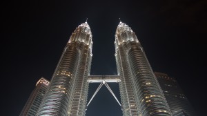 Petronas Towers am Abend