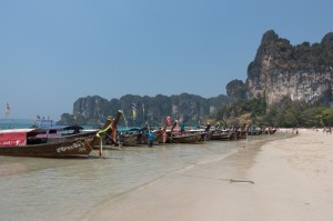 Longtail Boote in Railay
